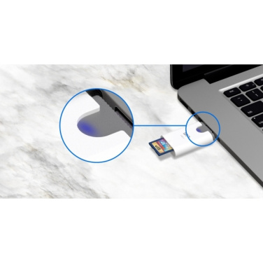 Logotrade business gift image of: MicroSD and SD card reader Silicon Power Combo 3.1