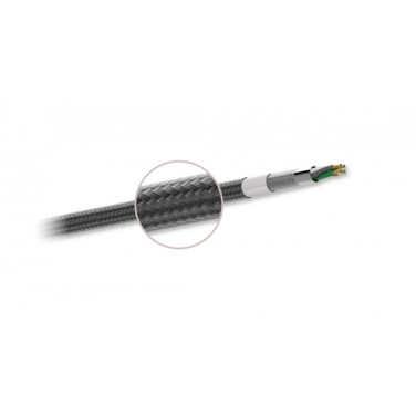 Logotrade promotional giveaways photo of: Nylon data transfer cable LK30 Type - C Quick Charge 3.0