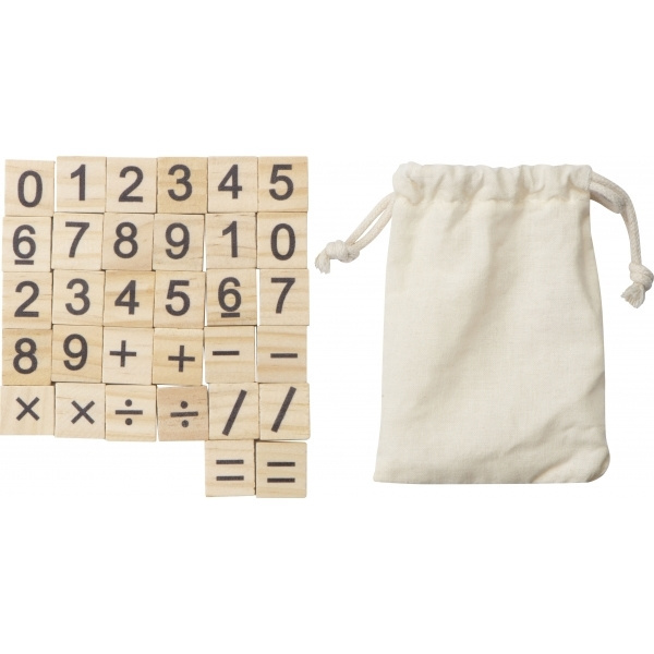 Logotrade promotional giveaway image of: Wooden counting game LIBEREC