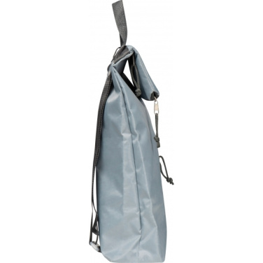Logo trade business gifts image of: Foldable backpack STOCKTON