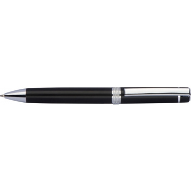 Logo trade promotional merchandise photo of: Metal writing set KARLOVAC