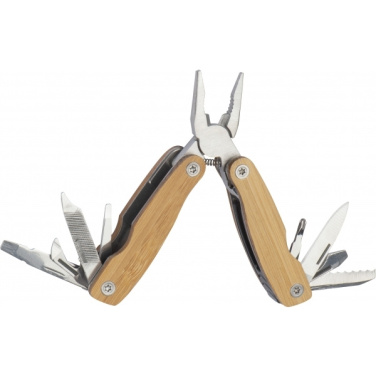 Logotrade promotional merchandise photo of: Multifunction tool bamboo LEEDS