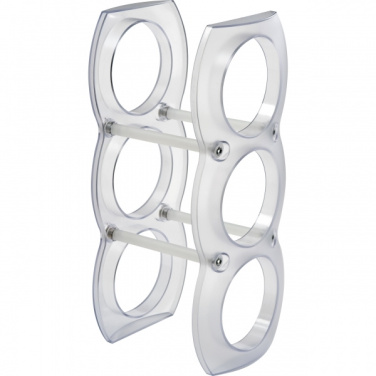 Logotrade promotional giveaway image of: Plastic wine rack MONTEGO BAY