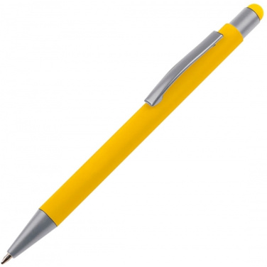 Logo trade promotional gifts image of: Metal ballpen touch pen soft touch SALT LAKE CITY