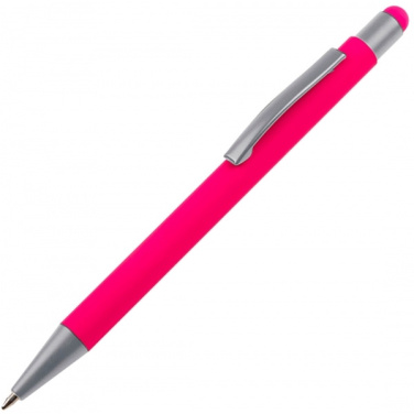 Logotrade promotional merchandise picture of: Metal ballpen touch pen soft touch SALT LAKE CITY