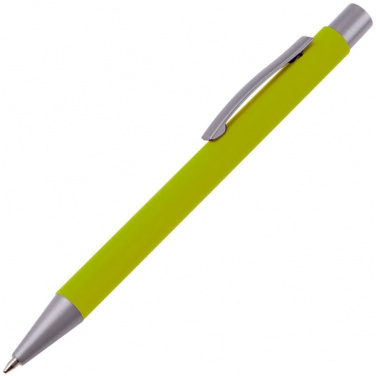 Logo trade advertising products picture of: Metal ballpen soft touch ABU DHABI