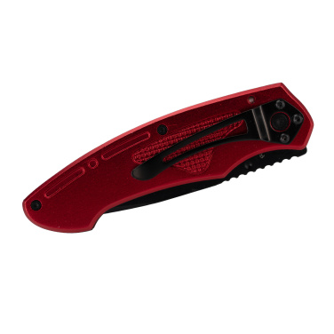 Logo trade promotional giveaways image of: Pocket knife MATRIX Schwarzwolf