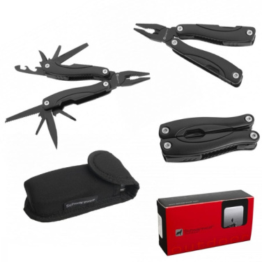 Logo trade business gift photo of: Multitool ARMADOR NEW Black Schwarzwolf