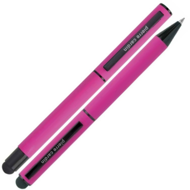 Logo trade promotional gifts picture of: Writing set touch pen, soft touch CELEBRATION Pierre Cardin