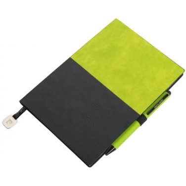 Logo trade promotional merchandise photo of: Notepad A5 & ballpoint pen REPORTER Pierre Cardin