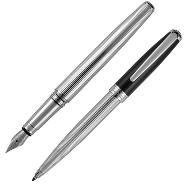 Logotrade promotional products photo of: Writing set ballpoint pen & fountain pen CHRISTOPHE Pierre Cardin