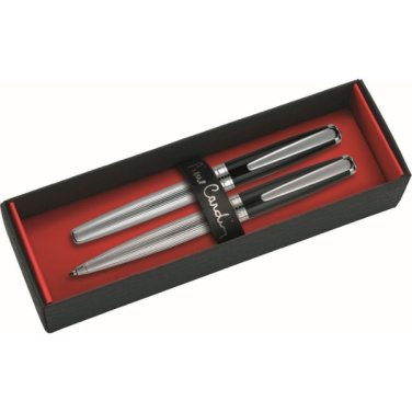 Logotrade promotional product image of: Writing set ballpoint pen & fountain pen CHRISTOPHE Pierre Cardin