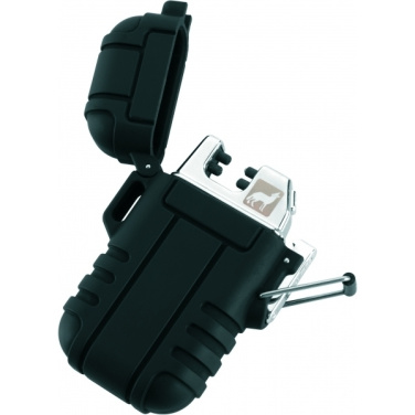 Logo trade promotional products picture of: Ecological lighter SANFORD Schwarzwolf