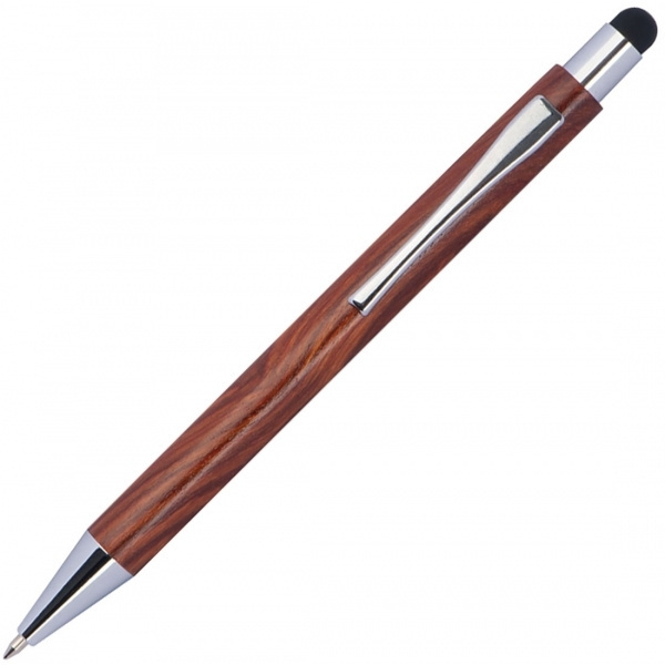 Logo trade corporate gift photo of: Wooden ballpen BILZEN