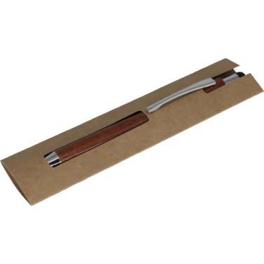Logotrade promotional item picture of: Wooden ballpen BILZEN