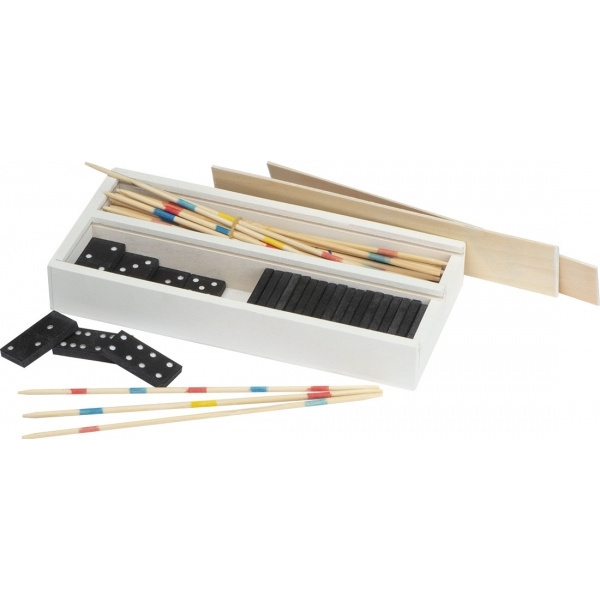 Logotrade promotional gift image of: Mikado and Domino Game FOLIGNO