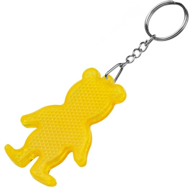 Logo trade corporate gift photo of: Reflective keyring BEAR