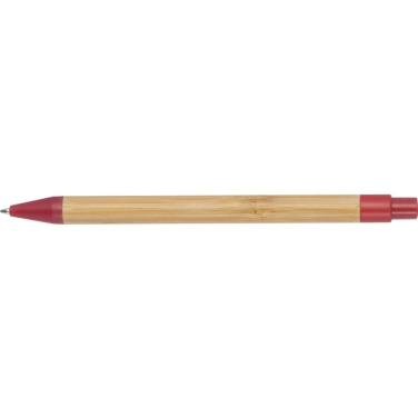 Logotrade promotional product image of: Wheatstraw and bamboo ballpen HALLE