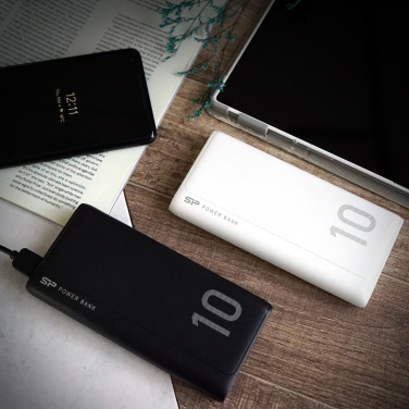 Logo trade business gifts image of: POWER BANK SILICON POWER GP15 10 000 MAH