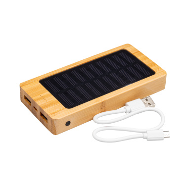 Logo trade promotional giveaways picture of: Bamboo power bank BAKERSFIELD