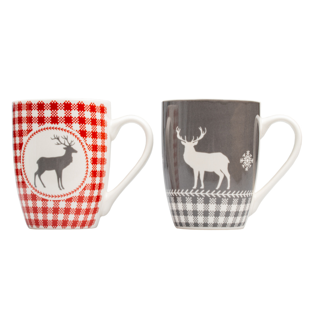 Logo trade promotional merchandise picture of: 2 Xmas mugs ANKARA
