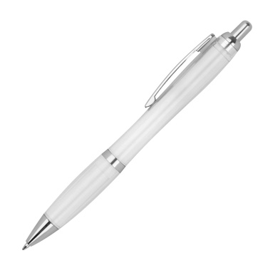 Logo trade promotional product photo of: Transparent ballpen ALKEN