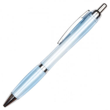 Logo trade business gifts image of: Transparent ballpen ALKEN