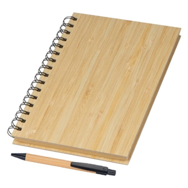 Logo trade business gifts image of: A5 notebook PISA