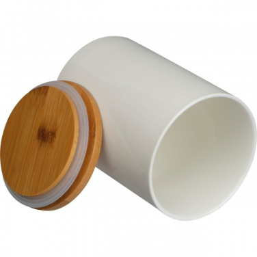 Logo trade promotional merchandise photo of: Ceramic jar NIJMEGEN 750 ml