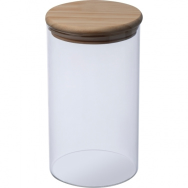 Logotrade promotional products photo of: Borosilicate container ONTARIO 1000 ml
