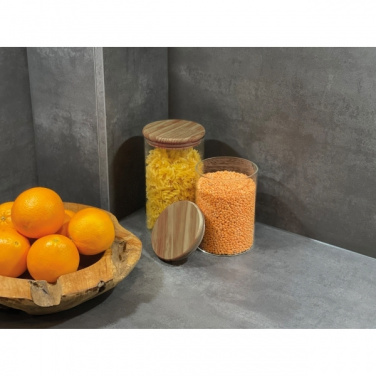 Logo trade promotional products picture of: Borosilicate container ONTARIO 1000 ml