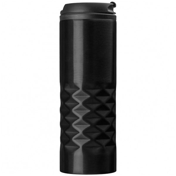 Logo trade corporate gift photo of: Thermal stainless steel mug SANTANDER 500 ml