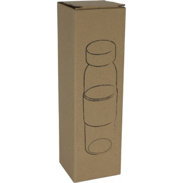 Logotrade promotional item picture of: Glass bottle SKOPJE 500 ml
