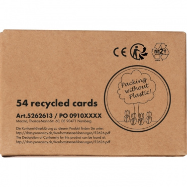 Logotrade promotional merchandise photo of: Playing cards NEW CASTLE