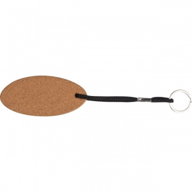 Logotrade promotional giveaway image of: Cork keyring ROSKILDE