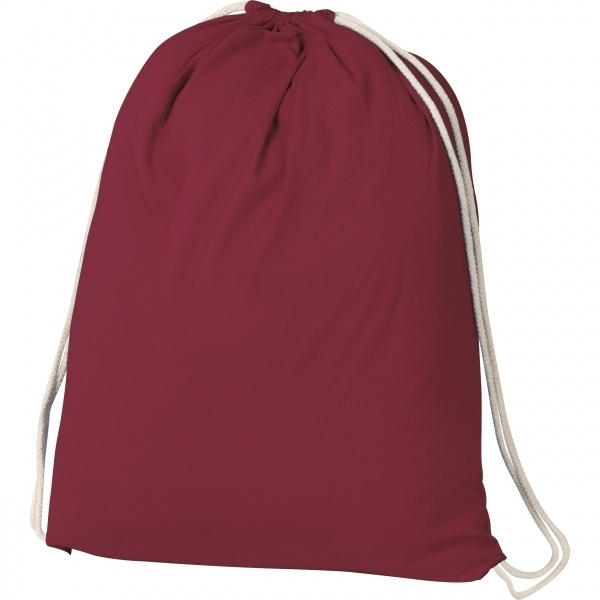 Logo trade promotional product photo of: Cotton gym bag BUDAPEST