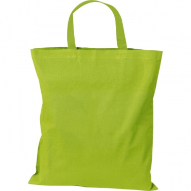 Logotrade promotional giveaway picture of: Cotton bag with short handles BREGENZ