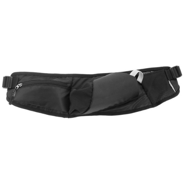 Logo trade promotional giveaway photo of: Sport belt bag MAFADI Schwarzwolf