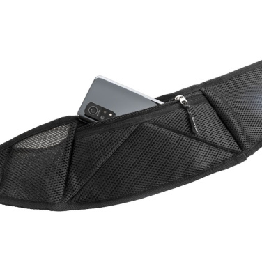 Logo trade promotional giveaways image of: Sport belt bag MAFADI Schwarzwolf