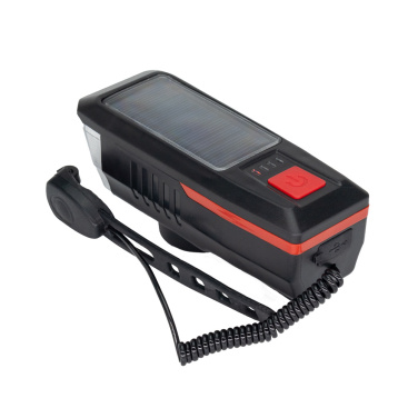 Logo trade corporate gift photo of: Solar bike light with horn, MC-5