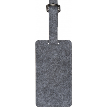 Logo trade promotional giveaways image of: Felt Suitcase Tag PORTLAND