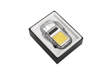 Logo trade promotional item photo of: Electrical lighter CALBUCO Schwarzwolf