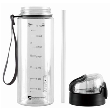 Logotrade promotional items photo of: Drinking bottle SEYHAN 900 ml Schwarzwolf