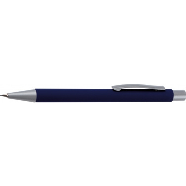 Logo trade promotional merchandise image of: Mechanical pencil soft touch ANCONA