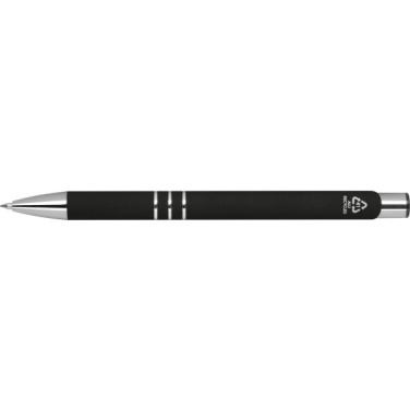 Logo trade promotional items image of: Semi gel pen soft touch DUNMORE
