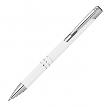 Logo trade promotional items picture of: Semi gel pen soft touch DUNMORE