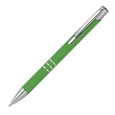Logo trade advertising product photo of: Semi gel pen soft touch DUNMORE