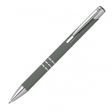 Logotrade promotional product picture of: Semi gel pen soft touch DUNMORE