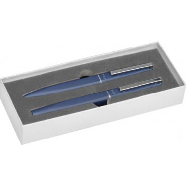 Logo trade advertising products image of: Writing set soft touch SAINTE MAXIME MoLu