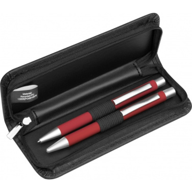 Logotrade promotional product image of: Writing set soft touch Uppsala